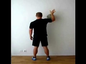 Rotator Cuff Exercises Wash the Wall with Ball