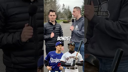 Are you taking Shohei Ohtani or Barry Bonds in their prime? #mlb #baseball #dodgers #giants