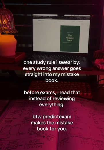 The One Study Rule I Swear By: The Mistake Book Method 📖