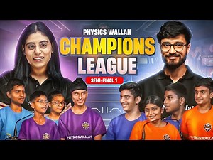 Ritik Sir VS Samriddhi Ma'am || PW Champion League || Semifinal 1
