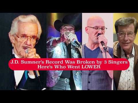 J.D. Sumner Was Untouchable for 18 Years... Then 3 Singers Went LOWER