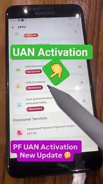 How to activate UAN New Update | How to activate UAN #UAN_activate_how_to_activate #UANnumber #PF
