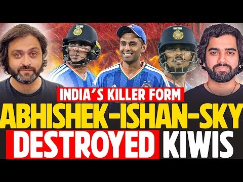 Abhishek, Ishan Kishan, SKY DESTROYED Kiwis | India vs New Zealand 3rd T20I