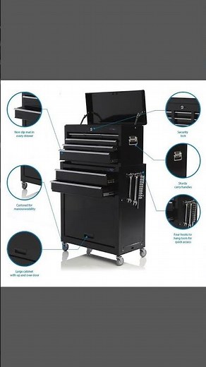SGS Mechanics 8 Drawer Tool Box Chest & Roller Cabinet