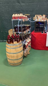Set up and ready for the USM craft fair today and tomorrow 10-4 #dunnfamilymaple #craftfairs #mainemaplesyrup | Dunn Family Maple