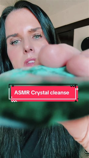 ASMR Crystal Healing with Chrysocolla for Energy Cleanse & Chakra Clearing