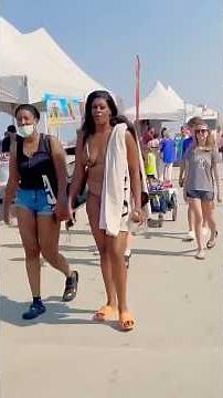 VIRGINIA BEACH VIRGINIA BackpackWalking Tour | Beach Boardwalk Festival Crowds #virginiabeach