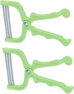 Manual Facial Hair Remover Threader for Women - Portable Epilator Beauty Tool for Gentle Hair Removal on Upper Lip Chin Cheeks - Smooth Skin Care Device 5.90X3.54X0.39In
