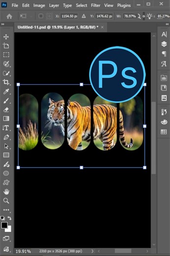 Master Compound Path Masking in Photoshop! 🎨✨#photoshop #tutorial #designtips