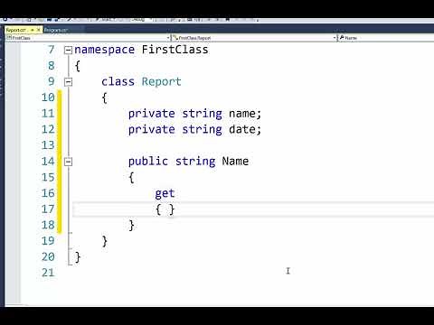 Using Get and Set Accessors in C#