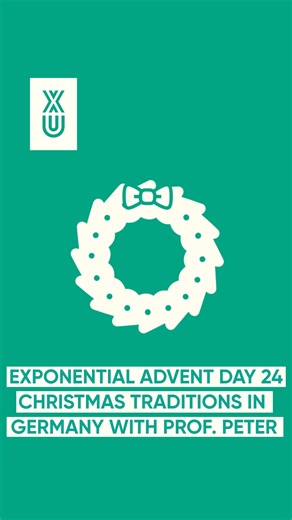 Today is a big day! Ever wondered how Christmas is celebrated in Germany? 🇩🇪✨ Prof. Peter Langkafel from XU University shares the festive traditions—from Advent calendars and lighting candles on the Advent wreath to Christmas Eve dinners with potato salad, sausages, and fish, and the big goose feast on December 25th! 🍽️🎁 Get a peek into German holiday vibes and start feeling festive already! 🎄 | XU Exponential University