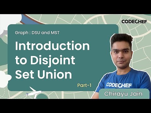 Introduction to Disjoint Set Union | Part 1 | Graph - DSU and MST | CodeChef Tutorials