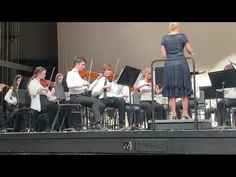 Thomas as 2d chair playing #beethoven Overture from Fidelio #violin #orchestra