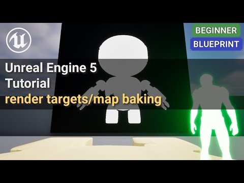 Display player location on map using render targets in UE