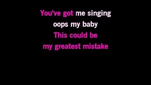 Karaoke Oops - Little Mix - CDG, MP4, KFN - Karaoke Version