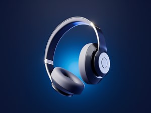 Free 3D Headphones Animation Scene