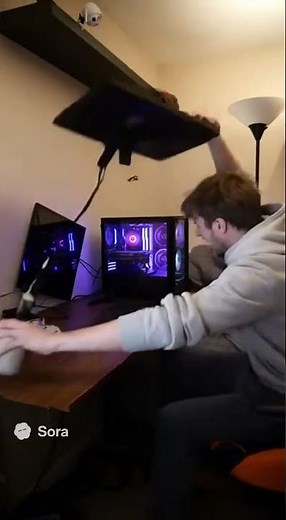 Man Rages and Destroys his Computer over Minecraft