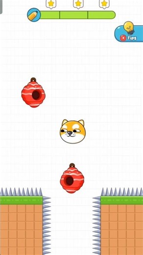 This Level 9 is IMPOSSIBLE! 😱 Dog Stuck Between Spikes! #Shorts