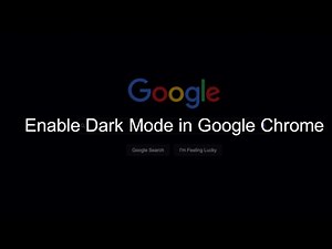 Enable Dark Mode in Chrome Windows 10 | Dark mode for PC