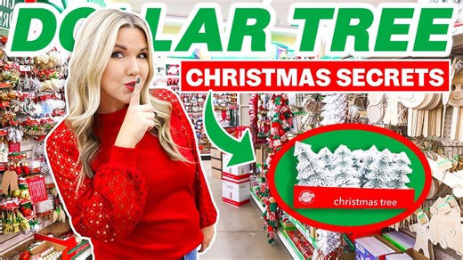 Dollar Tree Christmas shopping secrets you NEED to know!