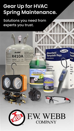Gear up for #HVAC spring maintenance with F.W. Webb! Providing solutions you need from experts you trust. #hvaclife #hvac #hvacrepair | F.W. Webb Company