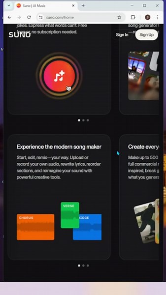 Suno AI Music Maker Tutorial | Create Songs & Music with AI in Seconds 🎵 #aitools #shorts #aimusic