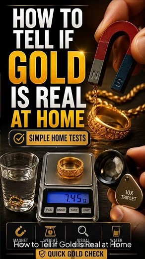 How to Tell If Gold Is Real at Home