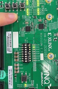 Xilinx UltraScale+ MPSoC ZCU102 Eval Kit Proj: PL LED running control with sw #electronics #fpga