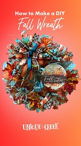 1.2K views · 21 reactions |  Lovely fall colours! Judy from #TeamUnique made this beautiful wreath using the UITC™ Ring Wreath Board. Find everything you need from Unique in the Creek! #crafting #wreath #wreathmakers #makersgonnamake | Unique in the Creek Ltd. | Facebook