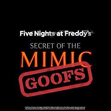 Behind the Scenes Chaos – Game Dev Outtakes from Five Nights at Freddy's: Secret of the Mimic