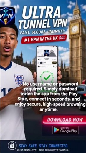 Ultra Tunnel VPN – Fast & Secure UK VPN 🇬🇧