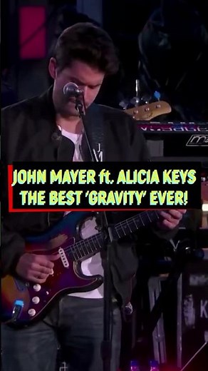 The BEST Live Performance of John Mayer's Gravity | Gravity ft. Alicia Keys live NY #guitar