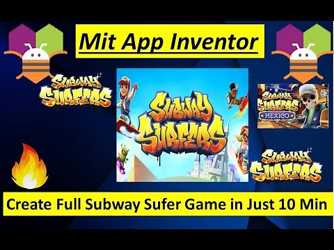 Build Subway Sufer Game In Mit App Invetor | By High Tech 7
