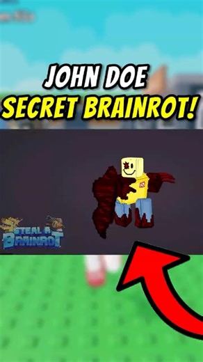 JOHN DOE coming to Steal a Brainrot! 😱 #roblox #shorts #stealabrainrot #forsaken