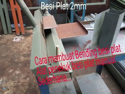 Cara membuat bending Alat tekuk plat manual