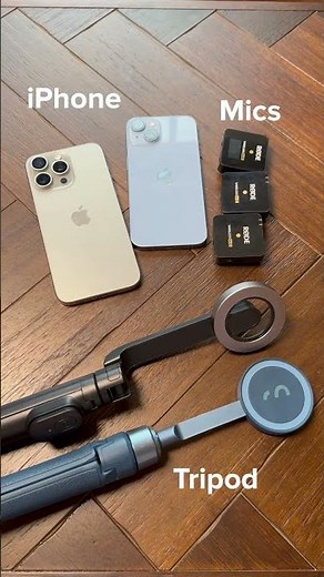 Two iPhone podcast setup for multi camera recording