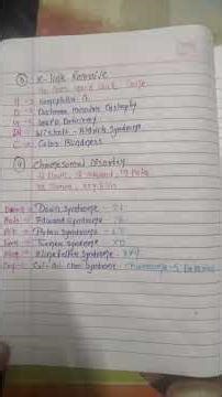 Inheritance Disorder List ( autosomal, dominant autosomal recessive, Chromosomes disorder etc)