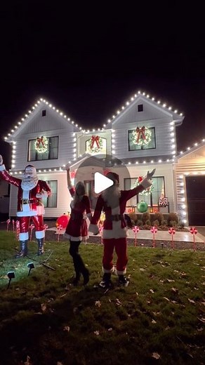 Mercedes Gonzalez Mayo on Instagram: "Candy cane lane🎅🏻❤️🤍 everything is linked in my bio! It’s our first time decorating our house for Christmas and we couldn’t be more excited!!! Truly a dream come true! We definitely still need lights for our bushes😅 but couldn’t wait any longer to show you how we decorated! We’re ready for Santa 🥰🎅🏻 #christmasdecorations #christmasporch"