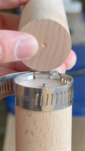 22M views · 35 reactions | How to Drill Perfect Center Holes in Round...