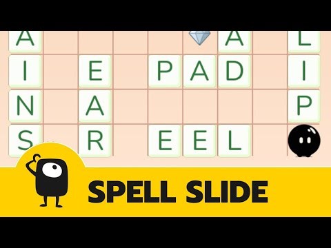 A sokoban word game about pushing letters to make words! (Spell Slide)