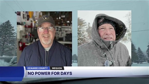 Ozaukee neighbors without power for days