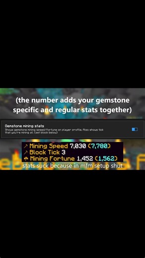 The BEST Mod for MINING SKYBLOCK HYPIXEL #minecraft #hypixel #skyblock #skyblockhypixel