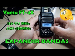 81.Yaesu FT-4X abrir de bandas.