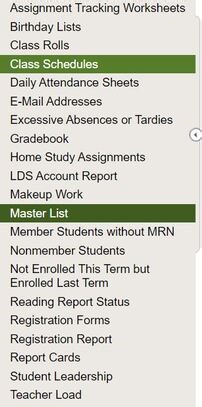 Administrative Tutorials
