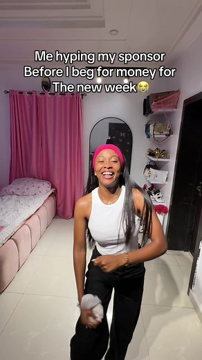 Me hyping my sponsor before I beg for money for the new week