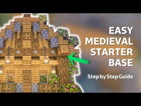 Minecraft: How to Build An Easy Medieval Starter Base