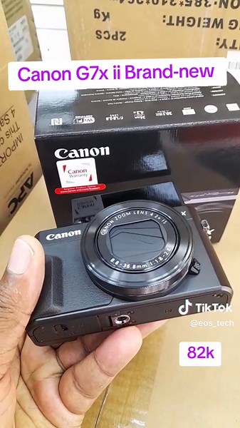 BRANDNEW CANON G7X MARK II: The Perfect Vlogging Camera