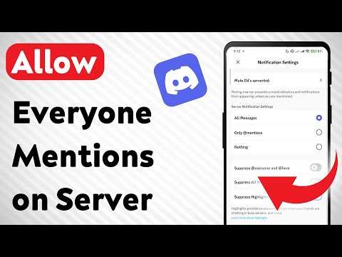 How to Allow Everyone Mention on Discord Server (Updated)
