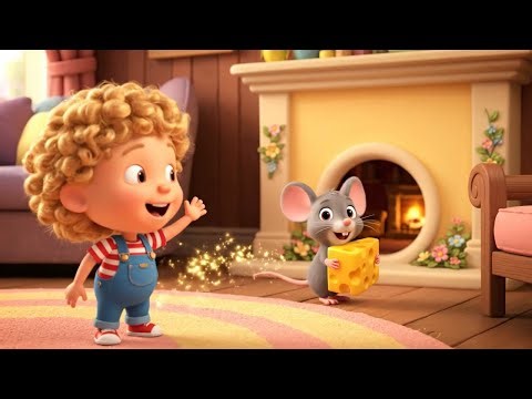 Little Mouse Chased the Dancing Cheese 🐭 | Nursery Rhymes for Kids