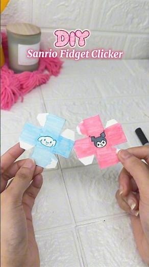 DIY Sanrio Keyboard Fidget Clicker ! ⌨️💖 | ASMR Clicker